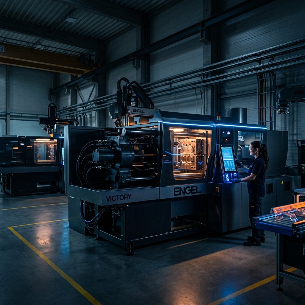 Injetora de Plástico Moderna